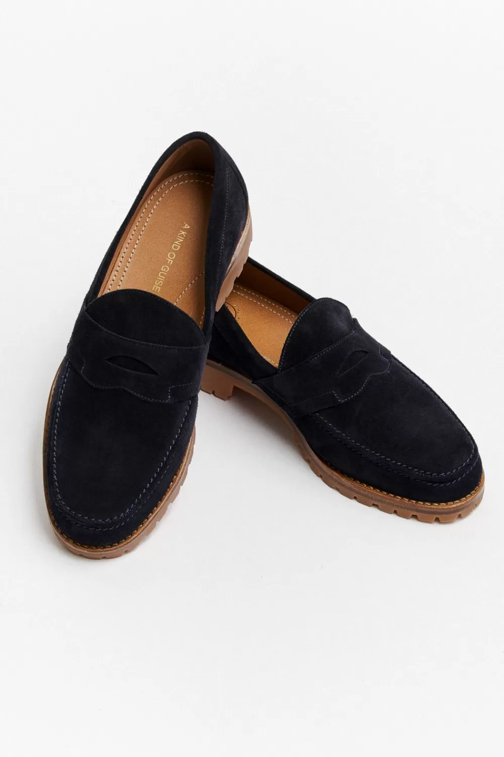 A Kind of Guise Bari Loafer Dark Azzurro>Herren Schuhwerk